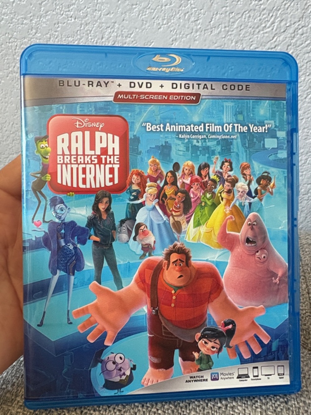 Talk h breaks the internet Blue ray disc movie EUC
